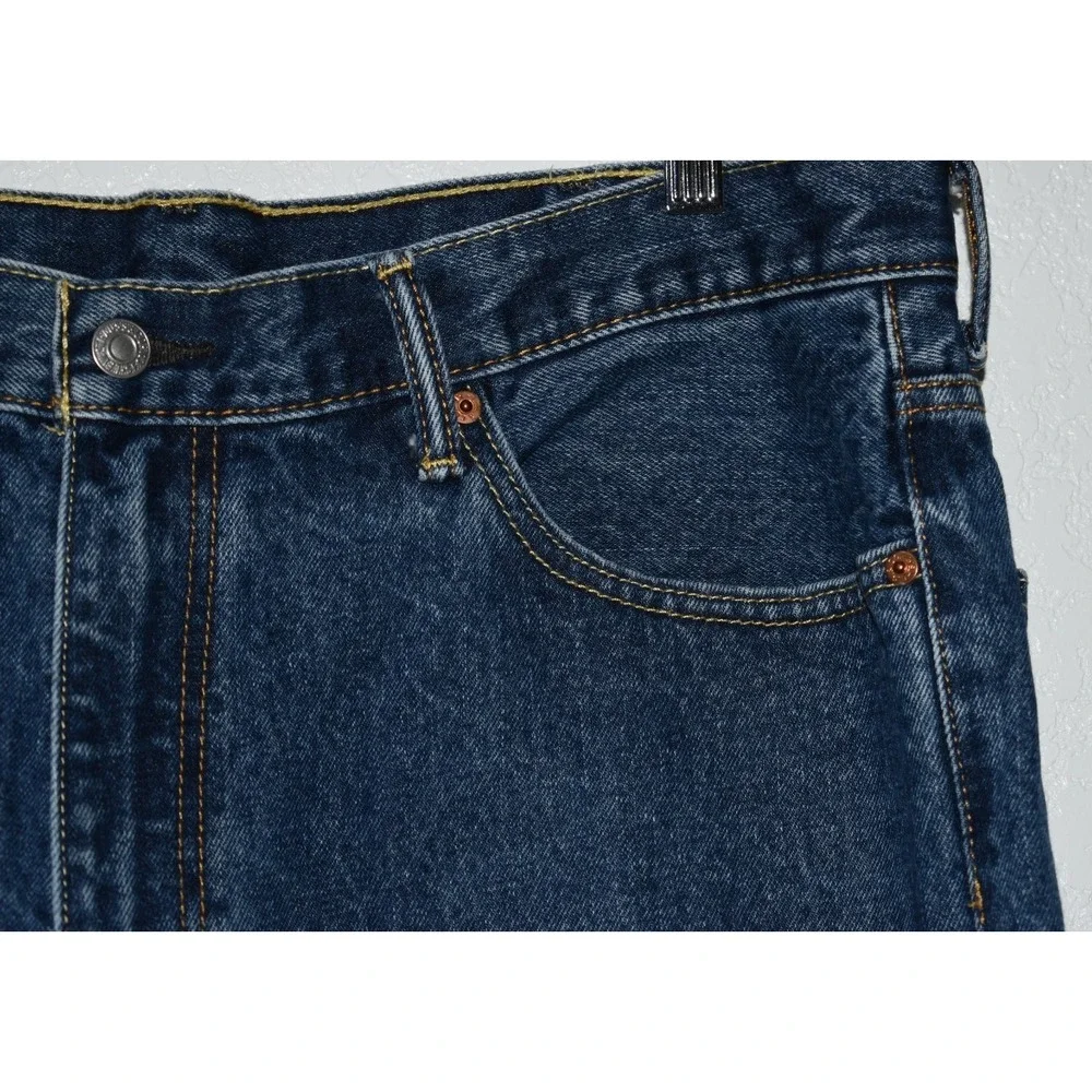 Levis 550 Mens 38x30 Relaxed Fit Blue Jeans 100% Cotton Medium Wash‎ 5-Pocket